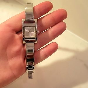 STERLING SILVER GUESS WATCH